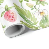 Berry First Birthday Geschenk Geschenkpapier (Rolleneckpunkt)