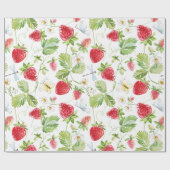 Berry First Birthday Geschenk Geschenkpapier (Flach)