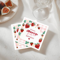 Berry First Birthday Girl 1. Geburtstag Strawberry