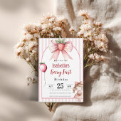 Berry First Birthday Invitation • Strawberry Girl 