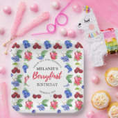 Berry First Birthday Paper Plate Pappteller (Party)