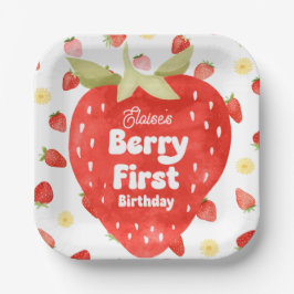 Berry First Birthday Paper Tellers Pappteller