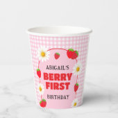 BERRY FIRST BIRTHDAY  PAPPBECHER (Rückseite)