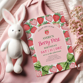 Berry First Birthday Party 1st Birthday  Einladung