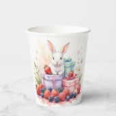 Berry First Birthday Party - Berries & Bunny - Pappbecher (Rückseite)