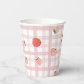 Berry First Birthday Party Cup Pappbecher (Rückseite)