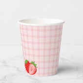 Berry First Birthday Party Cups Pappbecher (Vorderseite)