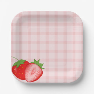 Berry First Birthday Party Paper Plates Pappteller
