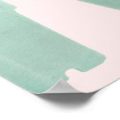 Berry First Birthday Party Poster Sign (Ecke)