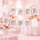 Berry First Birthday Photo Wimpelkette