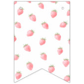 Berry First Birthday Photo Wimpelkette (Erste Fahne)