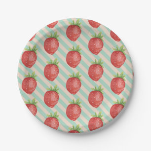 Berry First Birthday Plates Pappteller