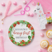 Berry First Birthday Strawberry 1. Geburtstag Pappteller (Party)