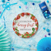 Berry First Birthday Strawberry 1. Geburtstag Pappteller (Party)