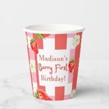 Berry First Birthday - Strawberry 1. Girl-Party