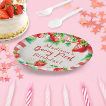 Berry First Birthday - Strawberry 1. Girl-Party