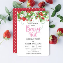 Berry First Birthday | Strawberry Birthday Party