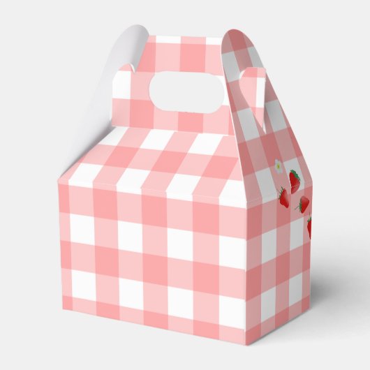 Berry First Birthday Strawberry First 1. Willkomme Geschenkschachtel (Rückseite)