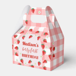 Berry First Birthday Strawberry First 1. Willkomme Geschenkschachtel