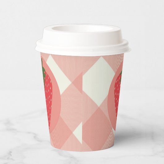 Berry First Birthday Strawberry Pappbecher (Rechts)