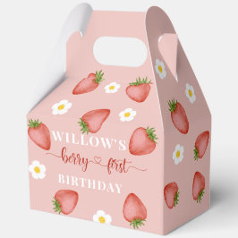 Berry First Birthday Theme Party Boxes Geschenkschachtel