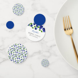 Berry First Birthday Watercolor Blueberry Niedlich Konfetti