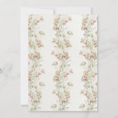 Berry First Birthday Wreath Garden Party Einladung (Rückseite)