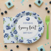 Berry first blueberries Kindergeburtstag Pappteller