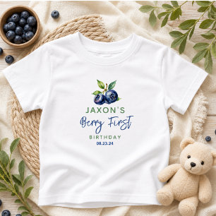 Berry First Blueberry 1. Geburtstag Party Baby T-shirt