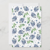 Berry First Blueberry Einladung (Rückseite)