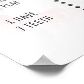 Berry First Boho Strawberry Birthday Milestone Poster (Ecke)