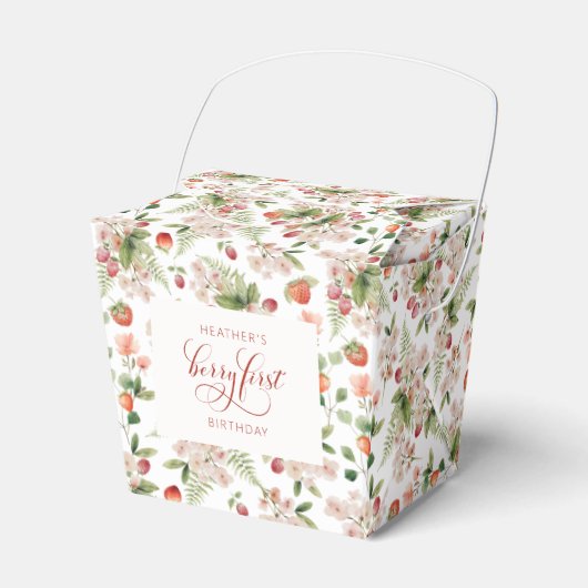 Berry First Favor Box Geschenkschachtel (Vorderseite)