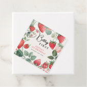 Berry First Floral 1. Geburtstag Geschenkanhänger (Beispiel)