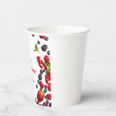 Berry First Geburtday Foto Pappbecher (Links)