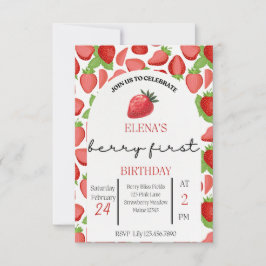 Berry First Invite Einladung