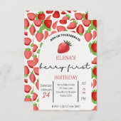 Berry First Invite Einladung (Vorne/Hinten)