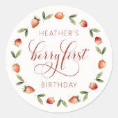 Berry First Sticker (Vorderseite)
