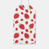 Berry First Strawberry 1. Geburtstag Party Custom Geschenkanhänger (Rückseite)