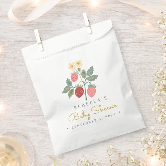 Berry First Strawberry Bouquet Geschenktütchen (Ausgeschnitten)