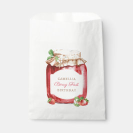 Berry First Strawberry Jam 1. Geburtstag Party Geschenktütchen