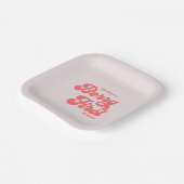 Berry First Strawberry Pappteller (Gewinkelt)