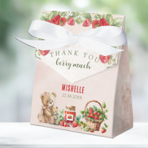 Berry First Strawberry und Bär zum Geburtstag