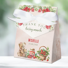 Berry First Strawberry und Bär zum Geburtstag Geschenkschachtel