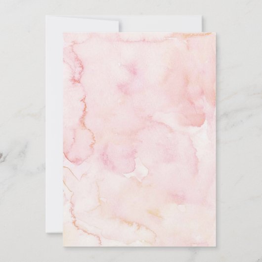 Berry First Summer First Birthday Strawberry Einladung (Rückseite)