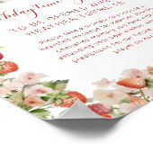 Berry First Time Capsule Sign Poster (Ecke)