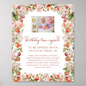 Berry First Time Capsule Sign Poster (Vorne)