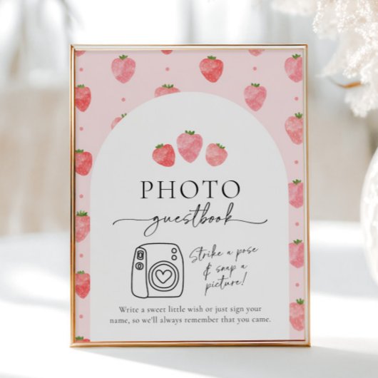 Berry Foto Guest Book Sign
