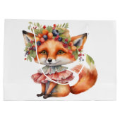 Berry Fox Blossom Große Geschenktüte (Rückseite)