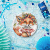 Berry Fox Blossom Pappteller (Party)