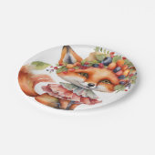 Berry Fox Blossom Pappteller (Schrägansicht)